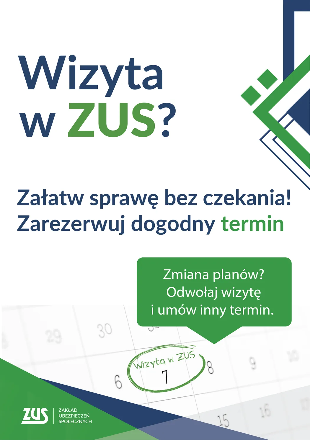 Wizyta w ZUS? - informacje