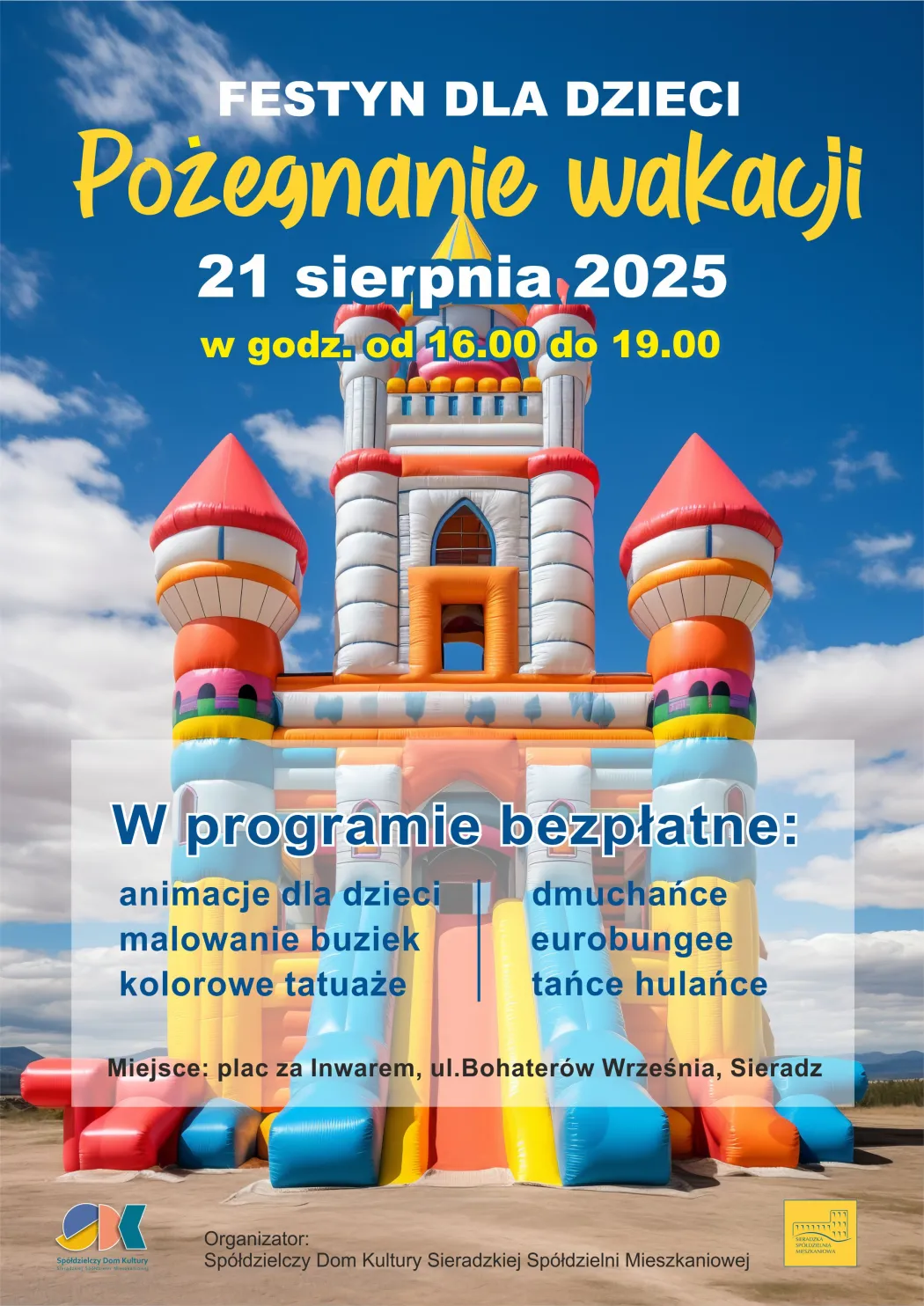 Pożegnanie wakacji - Festyn dla dzieci